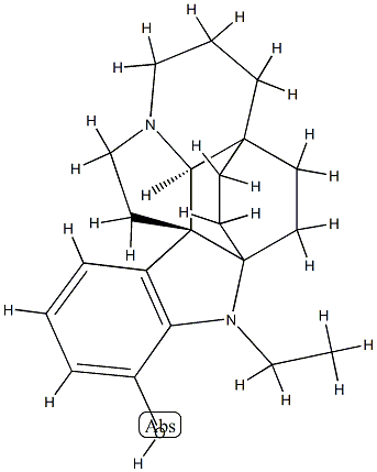 1-Ethylaspidofractinin-17-ol结构式