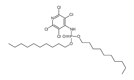 2,3,5,6-tetrachloro-N-didecoxyphosphorylpyridin-4-amine Structure