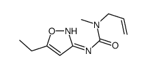 3-(5-ethyl-1,2-oxazol-3-yl)-1-methyl-1-prop-2-enylurea结构式