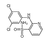 2-(3,5-dichloroanilino)pyridine-3-sulfonamide结构式
