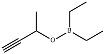 Diethylborinic acid 1-methyl-2-propynyl ester结构式