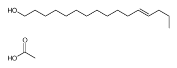 acetic acid,hexadec-12-en-1-ol结构式