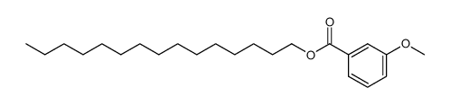 3-Methoxybenzoic acid pentadecyl ester structure