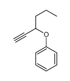 hex-1-yn-3-yloxybenzene结构式