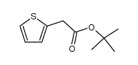 tert-butyl 2-(thiophen-2-yl)acetate Structure