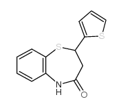 2-(2-Thienyl)-2,3-dihydro-1,5-benzothiazepin-4(5H)-one structure
