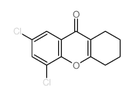 2,4-dichloro-5,6,7,8-tetrahydroxanthen-9-one structure