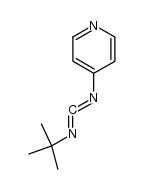 N-tert-butyl-N'-pyridin-4-ylcarbodiimide结构式