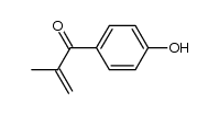 1-(4-hydroxyphenyl)-2-methyl-2-propen-1-one Structure