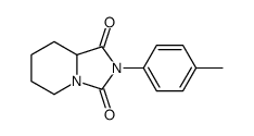 2-(4-methylphenyl)-6,7,8,8a-tetrahydro-5H-imidazo[1,5-a]pyridine-1,3-dione结构式
