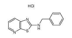 benzyl-thiazolo[5,4-b]pyridin-2-yl-amine, monohydrochloride Structure