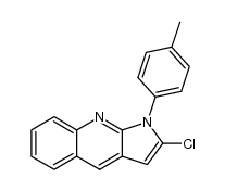 2-chloro-1-p-tolyl-1H-pyrrolo[2,3-b]quinoline Structure