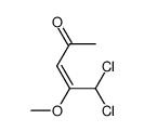 (E)-5,5-Dichloro-4-methoxy-3-penten-2-one结构式