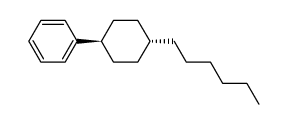 trans-1-Hexyl-4-phenylcyclohexan结构式