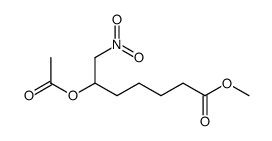 methyl 6-acetyloxy-7-nitroheptanoate Structure