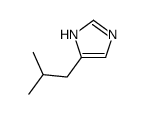 5-(2-methylpropyl)-1H-imidazole结构式