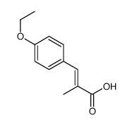 3-(4-ethoxyphenyl)-2-methylprop-2-enoic acid结构式