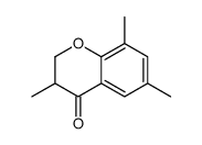 3,6,8-trimethyl-2,3-dihydrochromen-4-one Structure