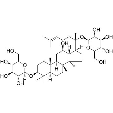 Ginsenoside F2 structure