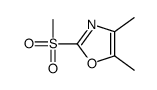 4,5-dimethyl-2-methylsulfonyl-1,3-oxazole结构式