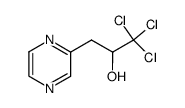 1,1,1-trichloro-3-pyrazinyl-propan-2-ol结构式