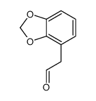2-(1,3-benzodioxol-4-yl)acetaldehyde Structure