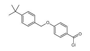 4-[(4-tert-butylphenyl)methoxy]benzoyl chloride Structure