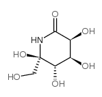 mannonic-delta-lactam Structure