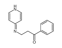 1-phenyl-3-(pyridin-4-ylamino)propan-1-one结构式