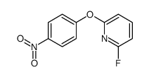 2-fluoro-6-(4-nitrophenoxy)pyridine结构式