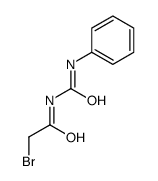 2-bromo-N-(phenylcarbamoyl)acetamide结构式