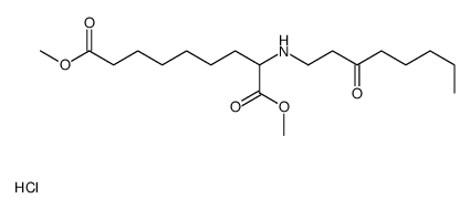 dimethyl 2-(3-oxooctylamino)nonanedioate,hydrochloride结构式