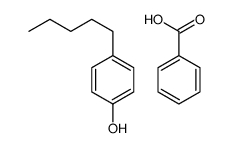 benzoic acid,4-pentylphenol Structure