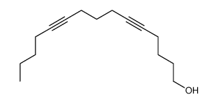 5,10-Pentadecadiyn-1-ol结构式