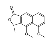 (3R)-4,5-dimethoxy-3-methyl-3H-benzo[f][2]benzofuran-1-one Structure