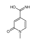 1-METHYL-2-OXO-1,2-DIHYDRO-4-PYRIDINECARBOXAMIDE结构式