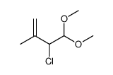 2-chloro-1,1-dimethoxy-3-methyl-3-butene Structure