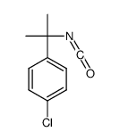 1-chloro-4-(2-isocyanatopropan-2-yl)benzene结构式