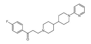 1-(4-fluorophenyl)-3-[4-(1-pyridin-2-ylpiperidin-4-yl)piperidin-1-yl]propan-1-one Structure