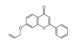 2-phenyl-7-prop-2-enoxychromen-4-one Structure