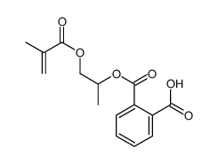 1-methyl-2-[(2-methyl-1-oxoallyl)oxy]ethyl hydrogen phthalate结构式