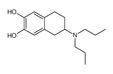 2-(N,N-dipropyl)amino-6,7-dihydroxytetralin structure