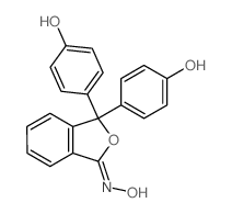 1(3H)-Isobenzofuranone,3,3-bis(4-hydroxyphenyl)-, oxime结构式