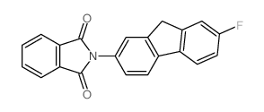 2-(7-fluoro-9H-fluoren-2-yl)isoindole-1,3-dione结构式