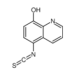 5-isothiocyanatoquinolin-8-ol结构式