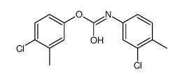(4-chloro-3-methylphenyl) N-(3-chloro-4-methylphenyl)carbamate Structure