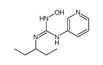 1-hydroxy-2-pentan-3-yl-3-pyridin-3-ylguanidine结构式