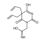 2-[2,4,6-trioxo-5,5-bis(prop-2-enyl)-1,3-diazinan-1-yl]acetamide结构式