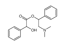 α-Hydroxybenzeneacetic acid 2-(dimethylamino)-1-phenylethyl ester结构式