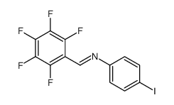 N-(4-iodophenyl)-1-(2,3,4,5,6-pentafluorophenyl)methanimine Structure